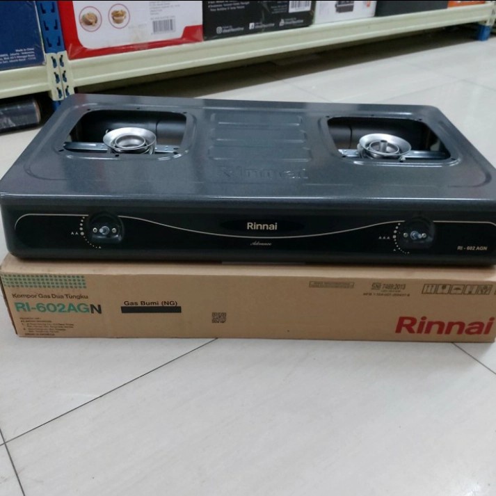 RINNAI KOMPOR GAS ALAM 2 TUNGKU RI 602AGN