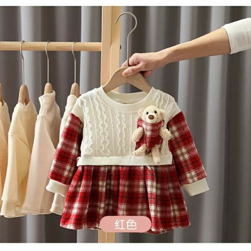 [ORI IMPORT] Dress Anak Premium Free Boneka