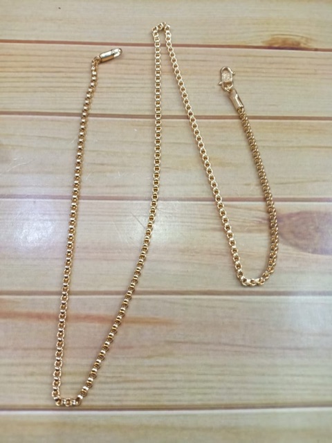 Kalung wanita // kalung pj 45cm // lapis emas // perhiasan // kalung