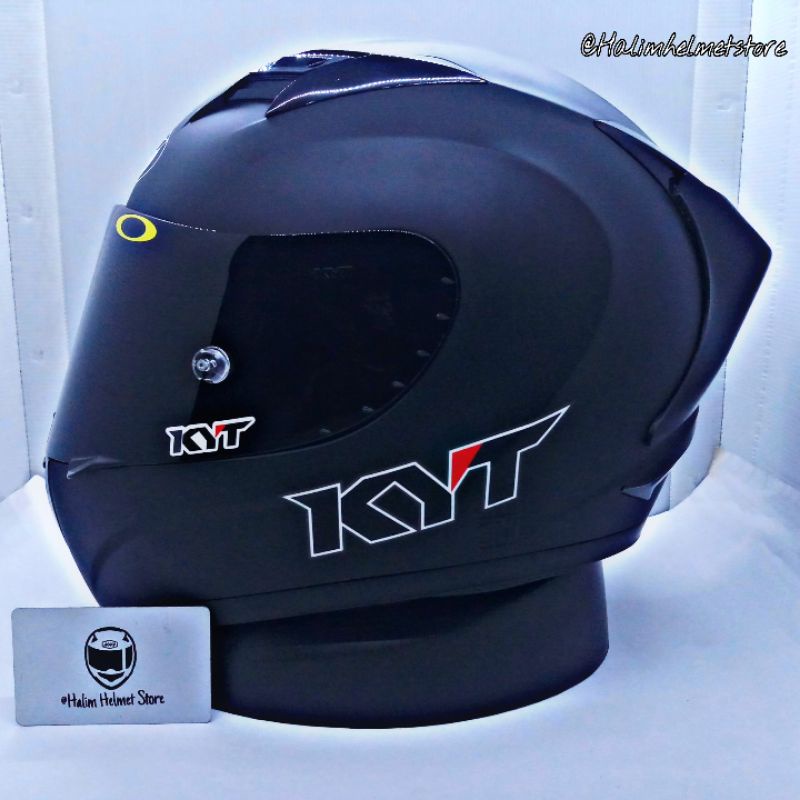 KYT R10 BLACK DOFF (Paket Ganteng)