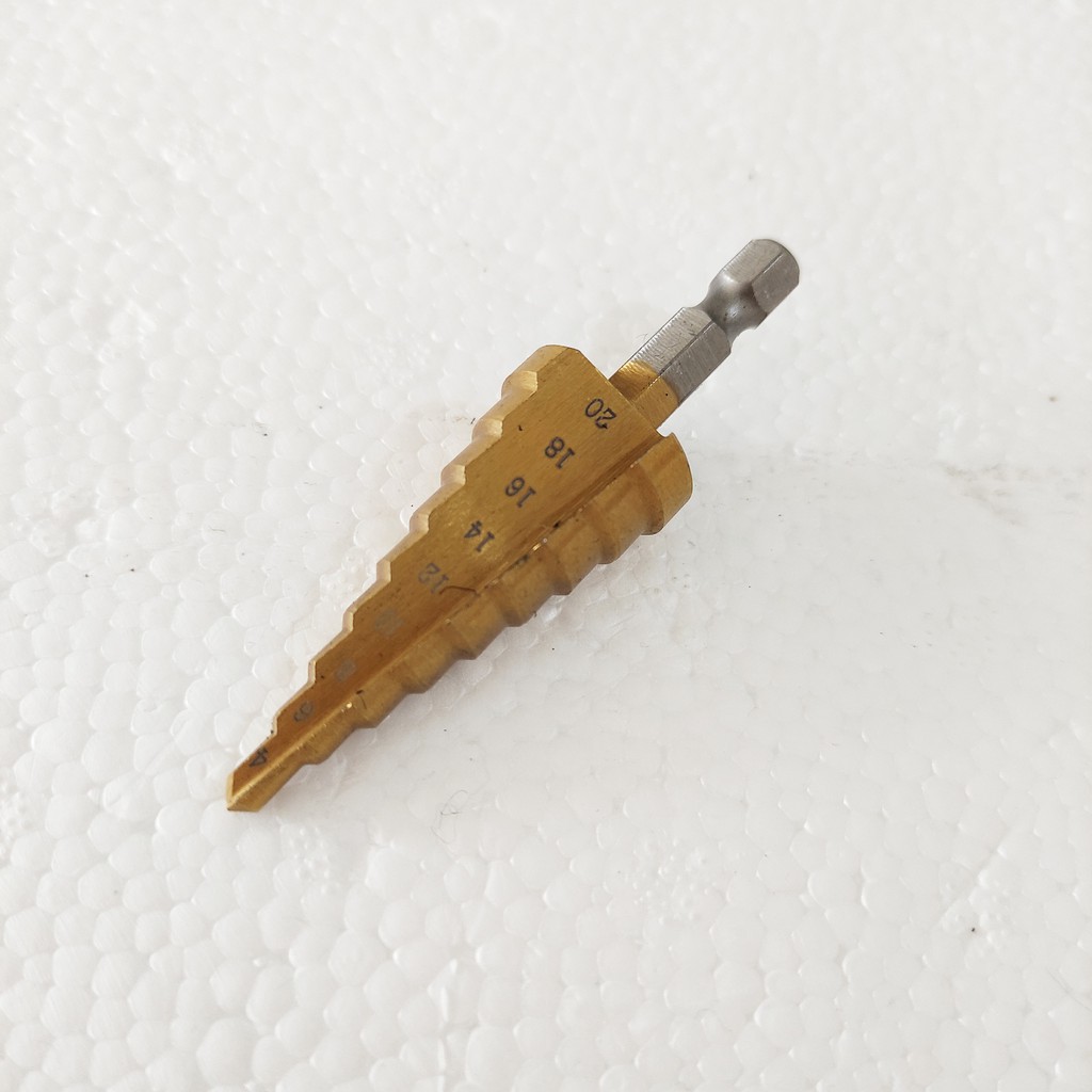 MATA BOR PAGODA KERUCUT STEP DRILL BESI 4-20MM