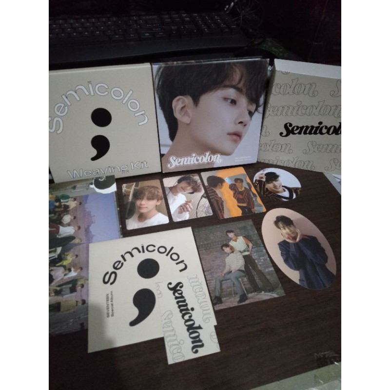 FULL SET ALBUM SEMICOLON JEONGHAN SEVENTEEN