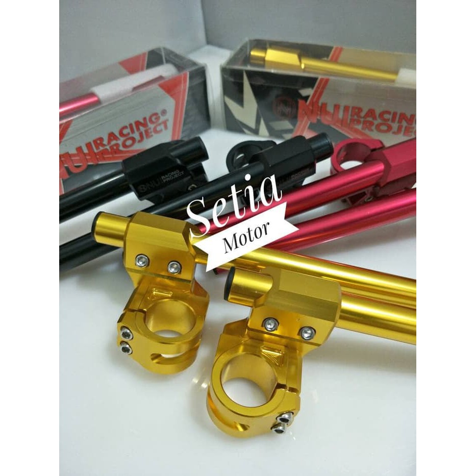 Stang Jepit Nui Model Ktc M Plus Motor Satria Fu Sonic 150 Stang Jepit Nui Model Ktc M Plus Motor Satria Fu Sonic 150
