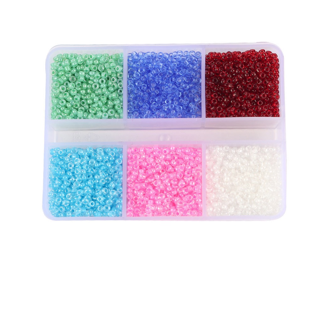 2mm bahan craft aksesoris strap mask gelang kalung 2800 pcs Beads Kit