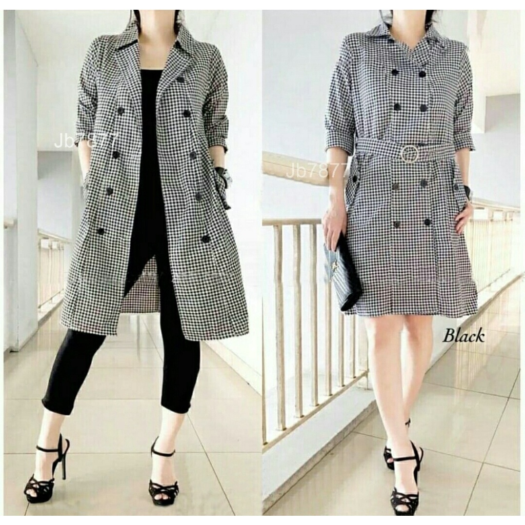 FWG - BLAZER VELYN BC / BLAZER WANITA / BLAZER KOTAK / BLAZER / BAJU WANITA / ATASAN