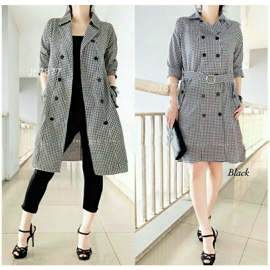 FWG - BLAZER VELYN BC / BLAZER WANITA / BLAZER KOTAK / BLAZER / BAJU WANITA / ATASAN