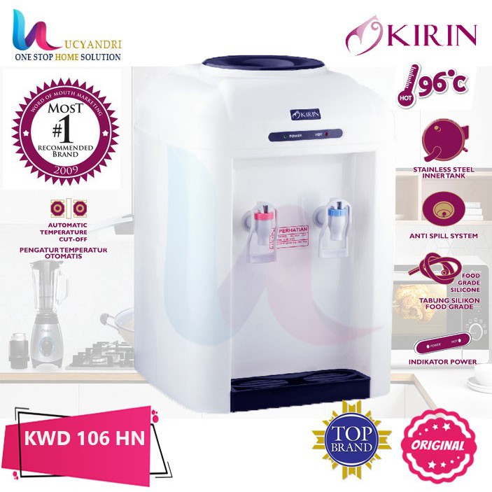 KIRIN KWD 106 HN - Dispenser Air Galon Atas / Water Dispenser