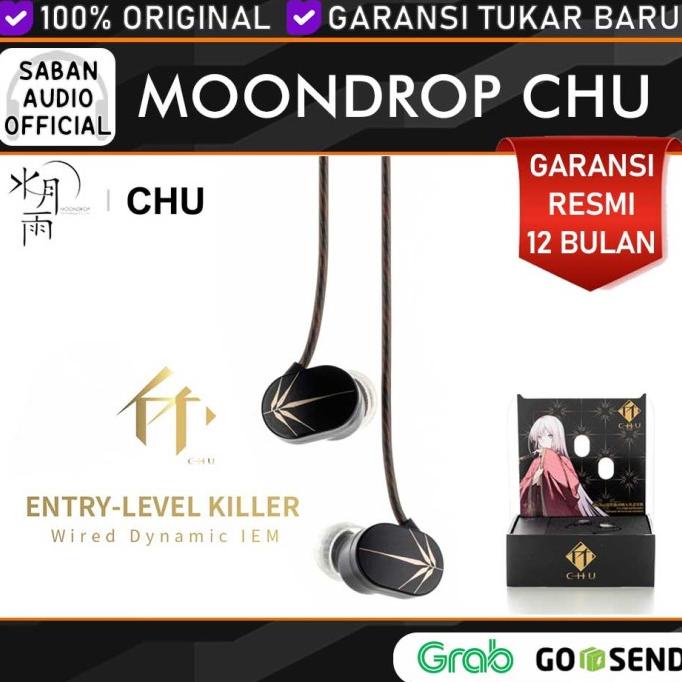 MOONDROP CHU Earphone Upgrade Spaceship alt SSP Aria Quarks Nekocake - With Mic