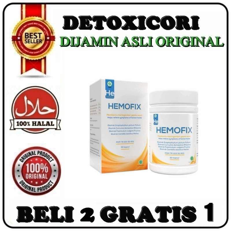 ( Bisa Cod ) Hemofix Obat Ambien Mengobati Wasir Asli Dan Terjamin BPOM 100% Original