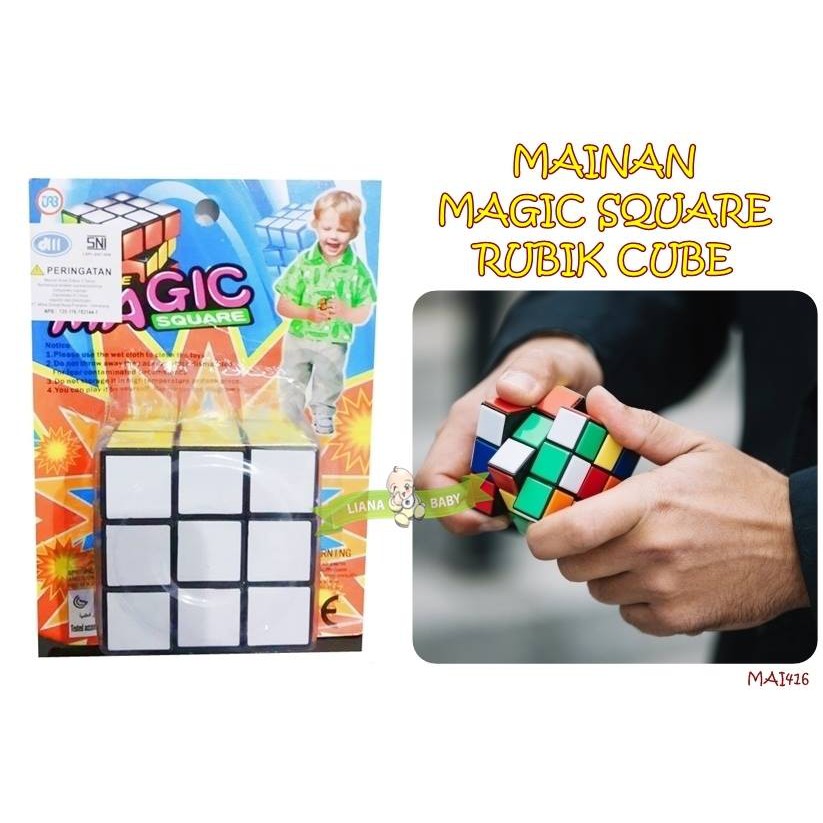 MAI416 MAINAN EDUKASI MAGIC SQUARE RUBIK CUBE