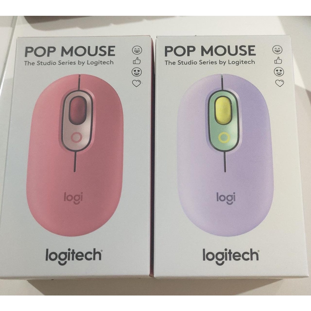 Logitech POP MOUSE Wireless Bluetooth Silent Emoji