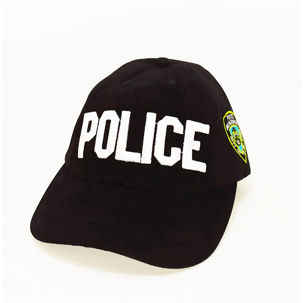 [COD]TOPI DISTRO PRIA/TOPI SNAPBACK BORDIR POLICE Original New Model/TOPI DISTRO  TERLARIS