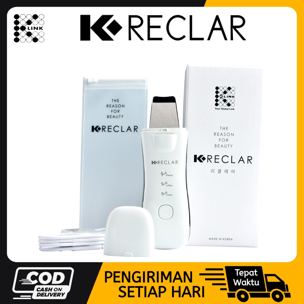 K-RECLAR SETRIKA WAJAH GALVANIC ORIGINAL K-LINK ALAT PERAWATAN WAJAH PORTABLE MINI ELEKTRIK TREATMEN