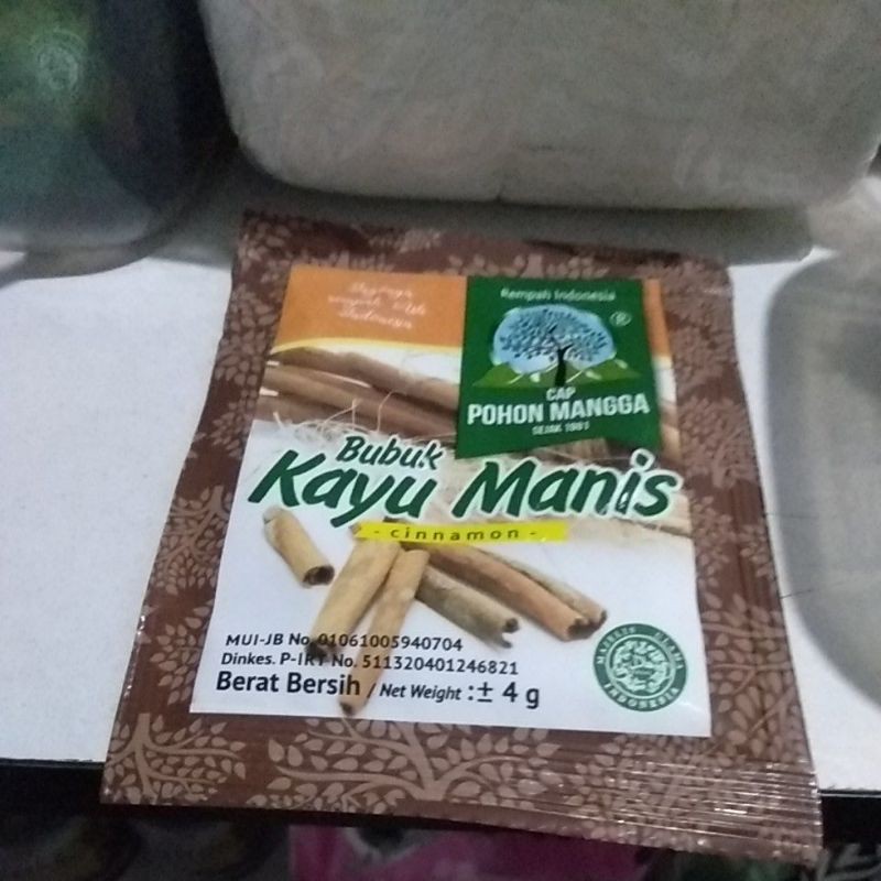 

bubuk kayu manis cap pohon mangga