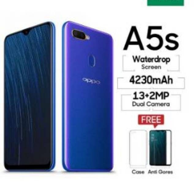 Bundling 2 unit HP OPPO A5S 3/32 GB - OPO A5 S RAM 3GB ROM 32GB MURAH
