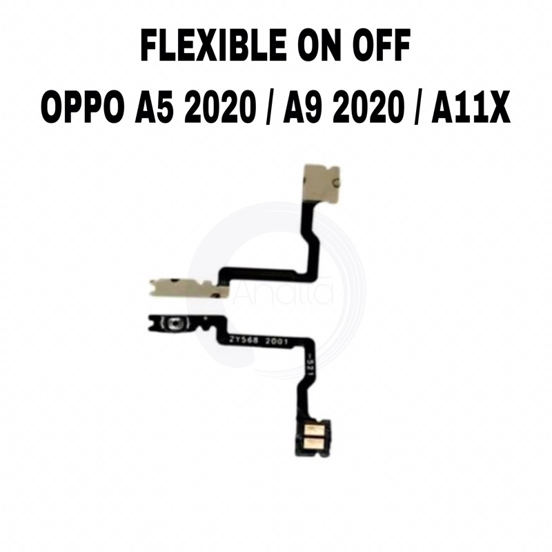 Flexible On Off OPPO A5 2020 / A9 2020 / A11X - Flex Fleksibel Tombol