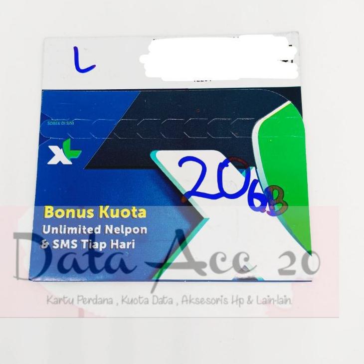 NFQZ XL FLEX UNLIMITED NASIONAL 4GB / 10GB / 20GB - XTRA ON 4GB kuota- Data Internet XL 834TYCO