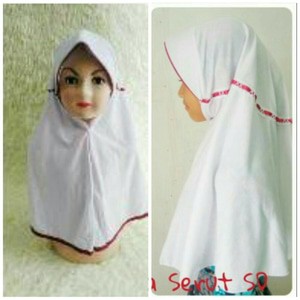 kerudung serut anak sd