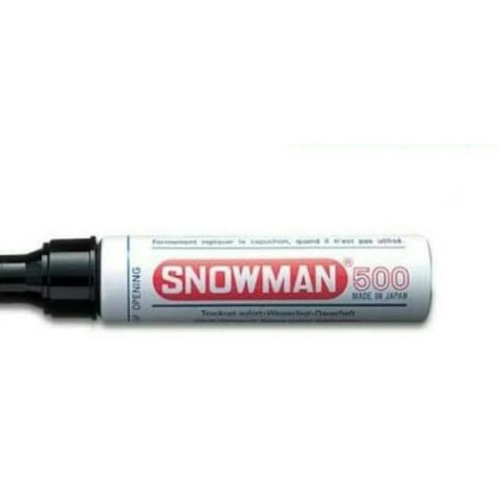 

✸ Spidol SNOWMAN JUMBO 500 - Hitam ☑