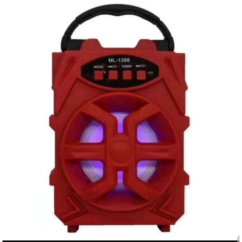 Speaker Bluetooth plus Microphone ML 1388 Speaker Mic portable Wireless