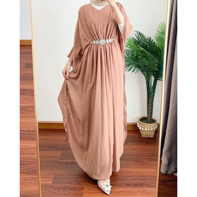 BIG PROMO - GAMIS KAFTAN SEZANA DRESS WANITA PANJANG / Kaftan Wanita Terbaru 2022 / Kaftan JUMBO Lebaran