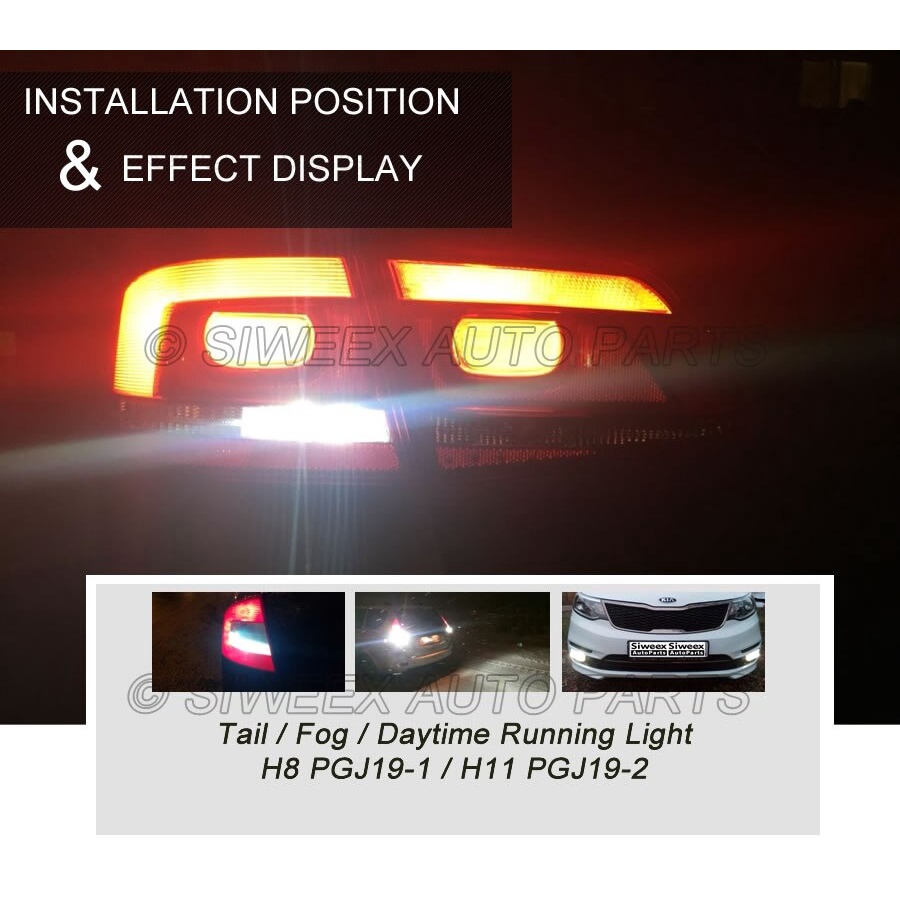 [1 PCS] Bohlam Lampu Fog Lamp FOGLAMP H11-16Watt Led 33 6000K Super White