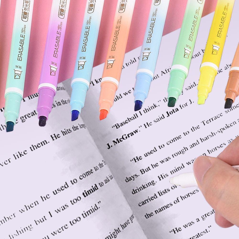 Preva 12PCS/Set Stabilo Pen Set Good-looking Perlengkapan Kantor Sekolah Menggambar Graffiti Dihapus Stabilo Alat Tulis Pena Warna