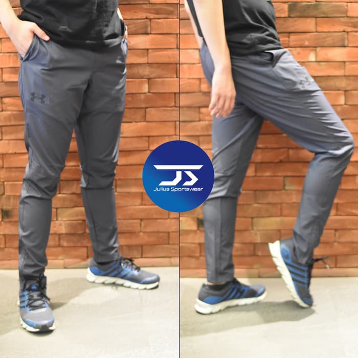 Celana Training Gym Olahraga Under Armour Circuit Woven Tapered Ori