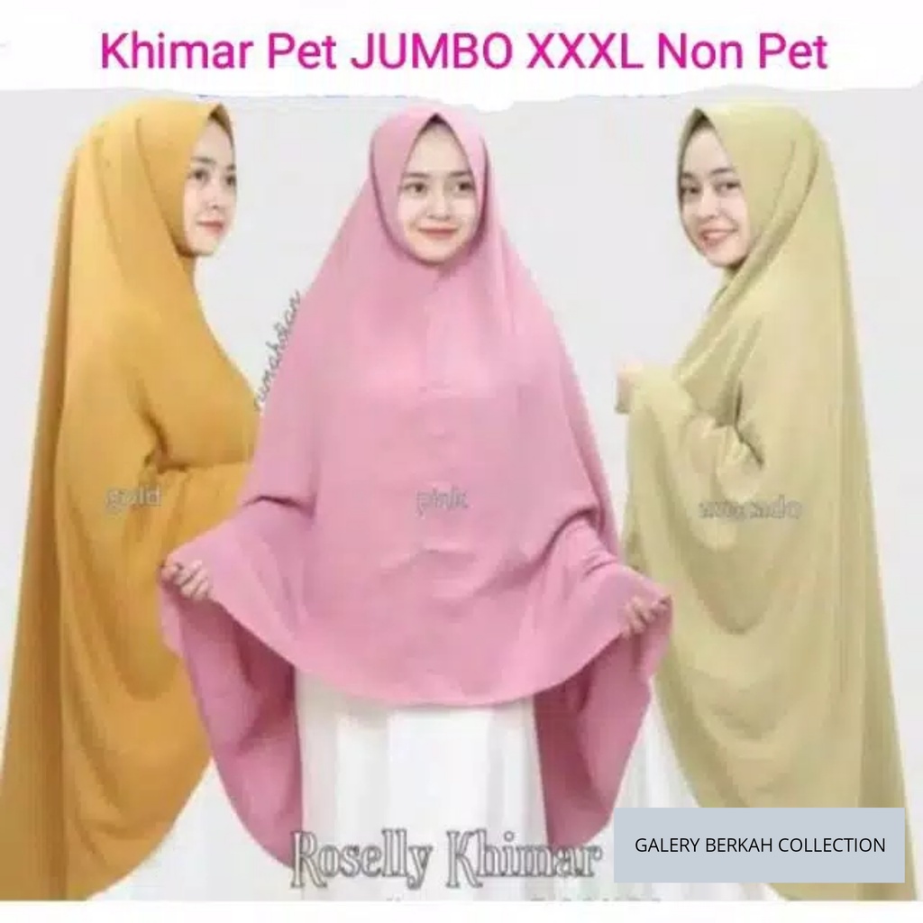 Kerudung Khimar Non Pet XXXL