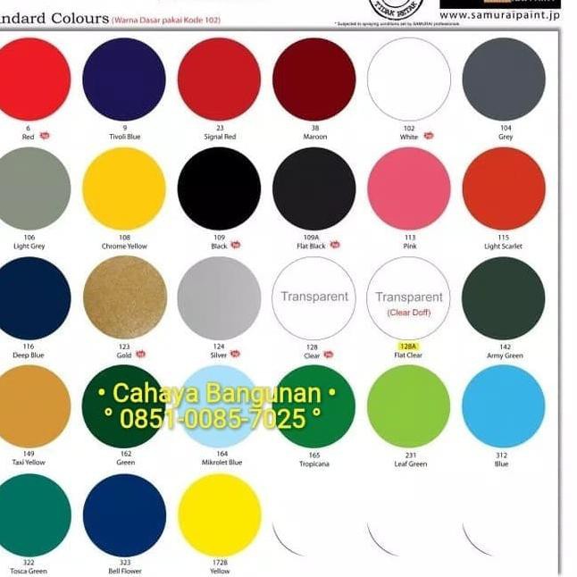 N*E*W>>-752  Pilox SAMURAI PAINT Pylox Warna Bintang * 1 Standar Standart Dasar Cat