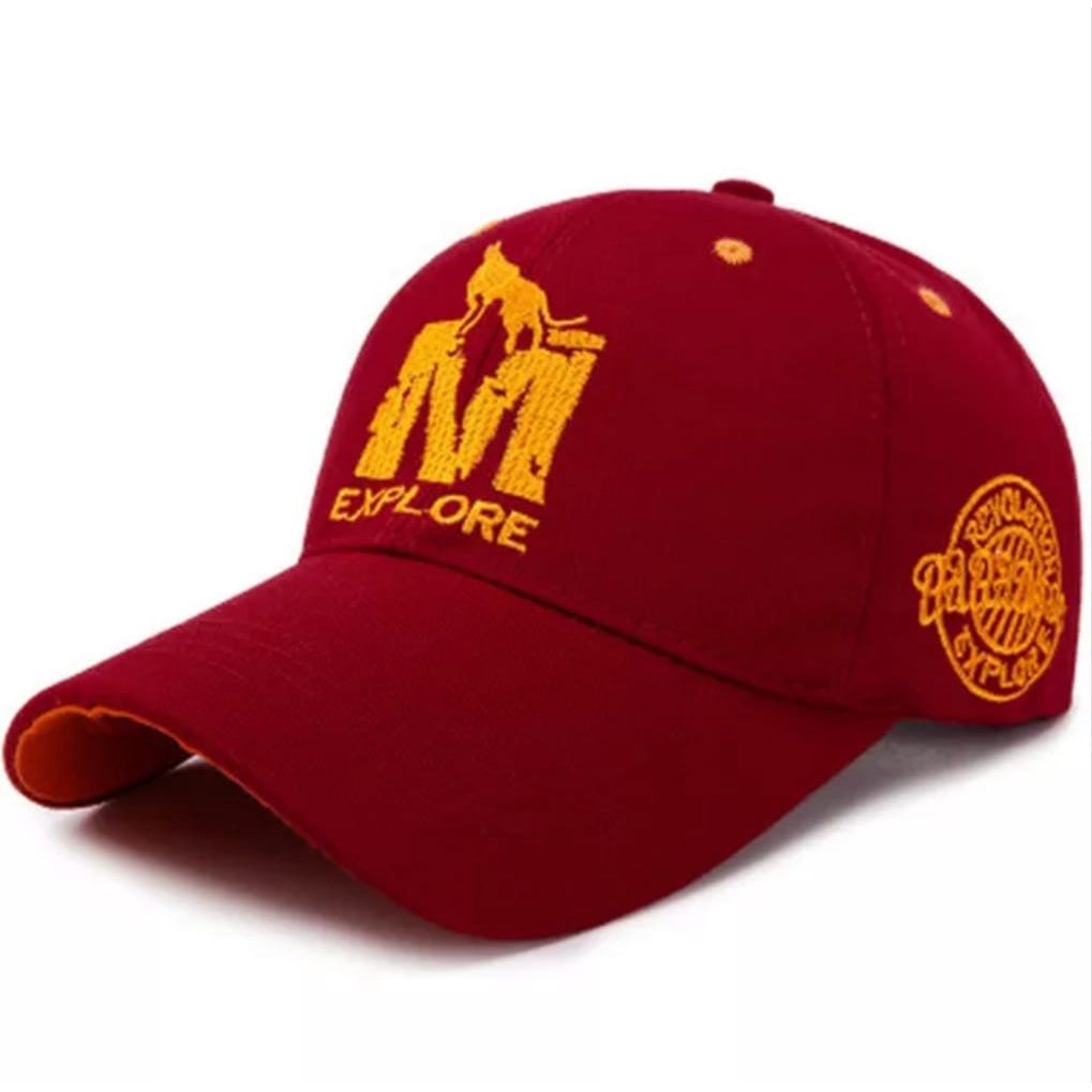 Topi Baseball Distro Pria Logo M Exsplore Distro Masa Kini Dan  Termurah