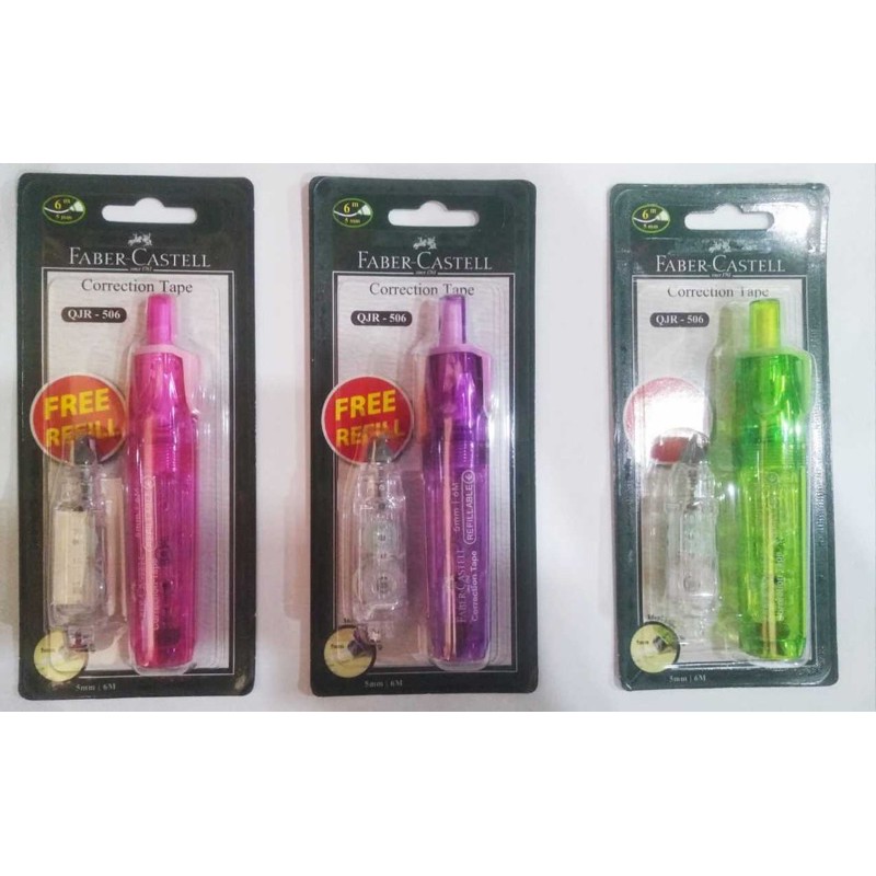 

[FREE REFILL] Faber-Castell | Correction Tape QJR-506