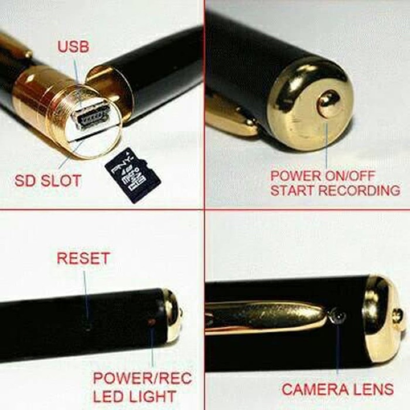 SPY PEN - camera cctv bentuk pulpen - BPR6