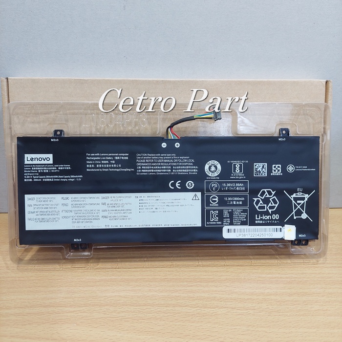 Baterai Baterry Laptop Lenovo Ideapad Flex 14API C340-14IWL (L18C4PF3)