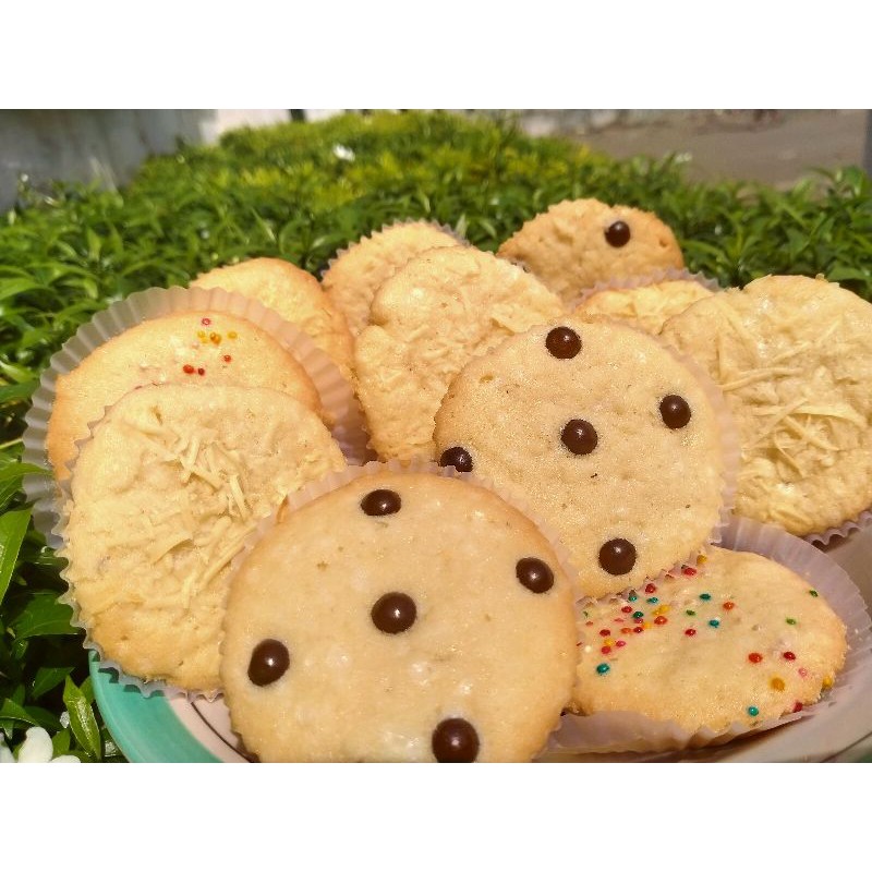 

muffin kelapa dengan berbagai pilihan toping