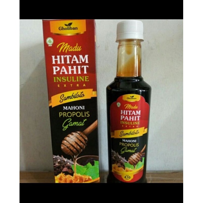 

Madu Gholiban Pahit Hitam 470 gram
