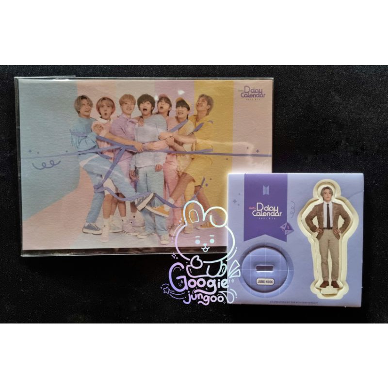 BTS FESTA DDAY D-DAY CALENDAR POCA POSTCARD STANDEE JUNGKOOK