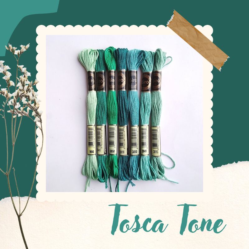 Benang Sulam AIRO - Embroidery Thread - TOSKA 2