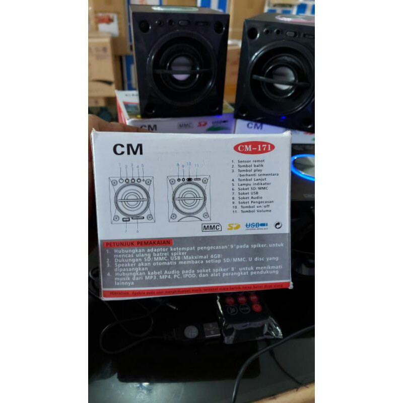 Speaker CM 171 kokoh seperti Fleco