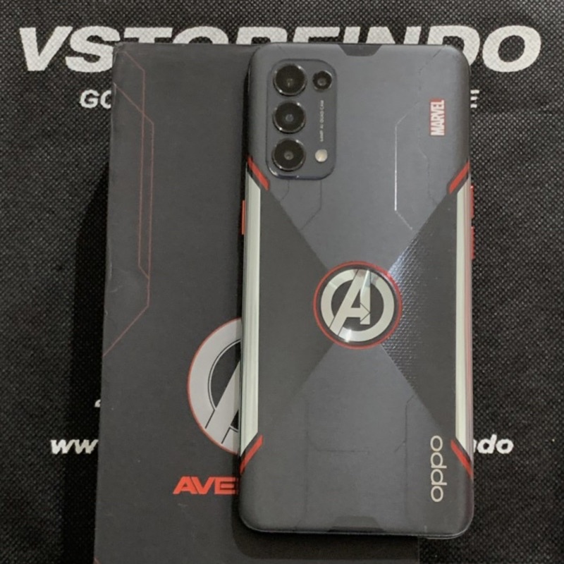 Oppo Reno 5 Marvel Edition 8/128 GB Ex Oppo Indonesia Resmi Seken Ori