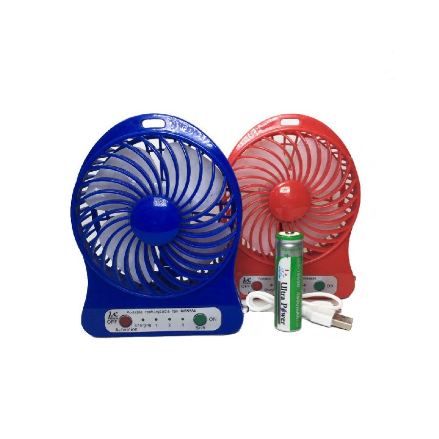 MITSUYAMA MS-5534 mini fan rechargeable / kipas portable