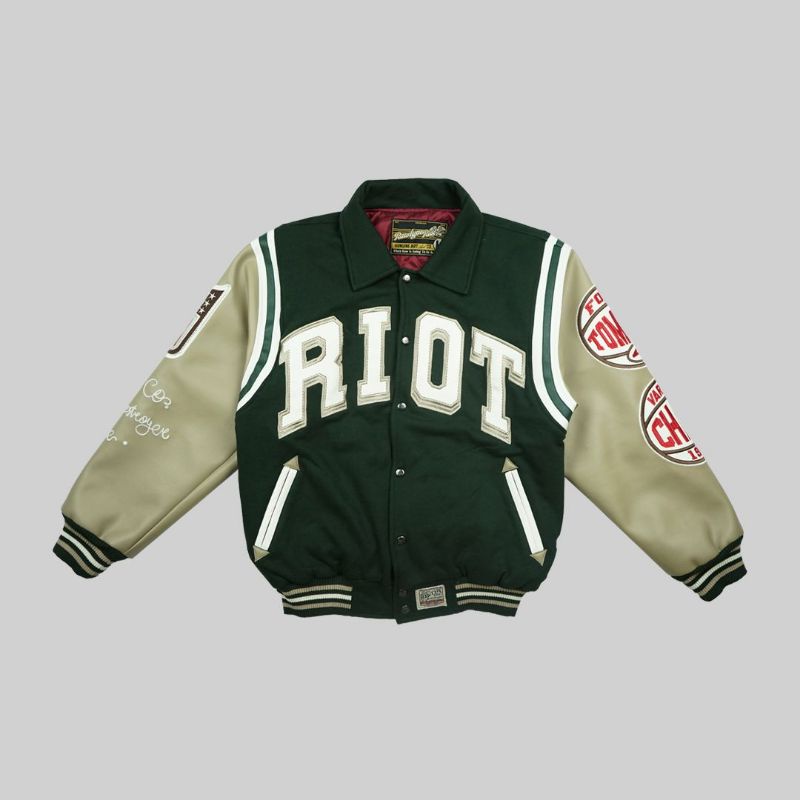 VARSITY CHAMP JACKET RAW TYPE RIOT TOMCATS 4 ORIGINAL TEAM RAWTYPE RTR AUTHENTIC CHAMPS TOMCAT IV LO