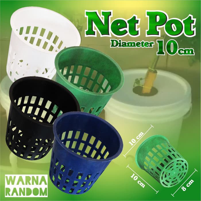 Net Pot / Netpot Besar Lubang Hydroponic / Hidroponik [10cm]