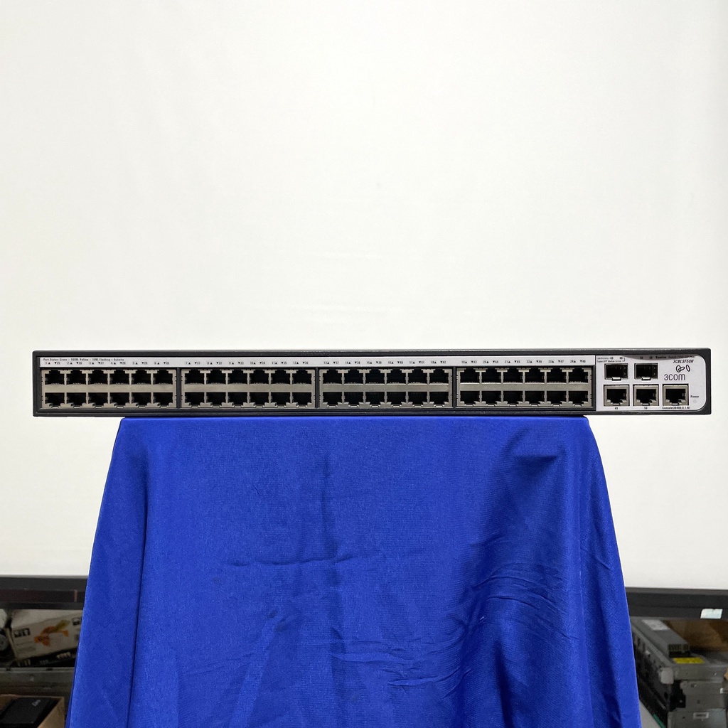 switch hub 3com baseline 2250 sfp plus 48 port 10 100 2 port gigabit web based managed
