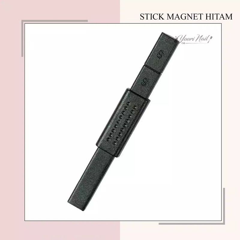 Stick Magnet hitam magnetic cat eye nail art cateyes magnet