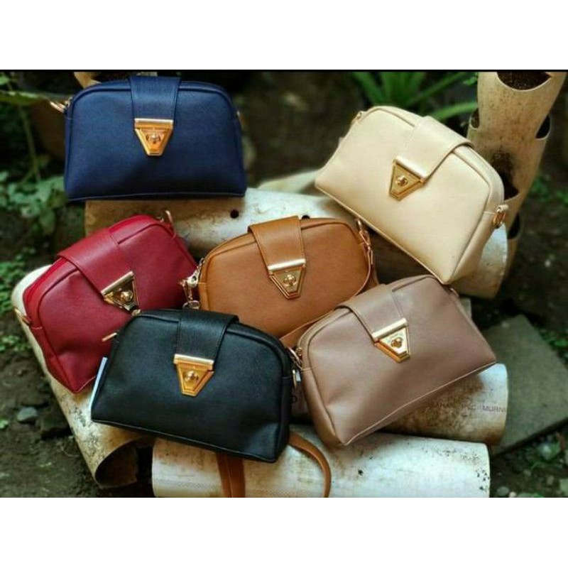 TAS WANITA FASHION MK0268 - KUNCI PUTAR 2 RES