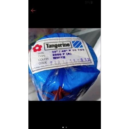 Kain kapas 2000F/kain kapas jepang tangerine