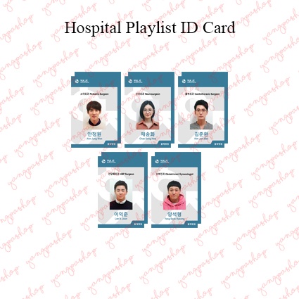 [READY / SET] HOSPITAL PLAYLIST ID CARD PHOTOCARD FAN MADE UNOFFICIAL HOSP YANGPASHOP