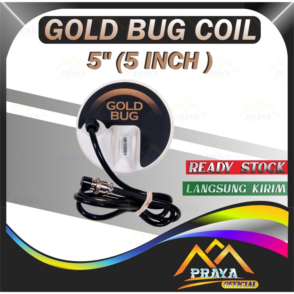COIL GOLD BUG PRO SMALL KOIL 5 INCH 5" KECIL  COIL 6 INCH 6'' OVAL BUKAN FS2 GOLD FINDER