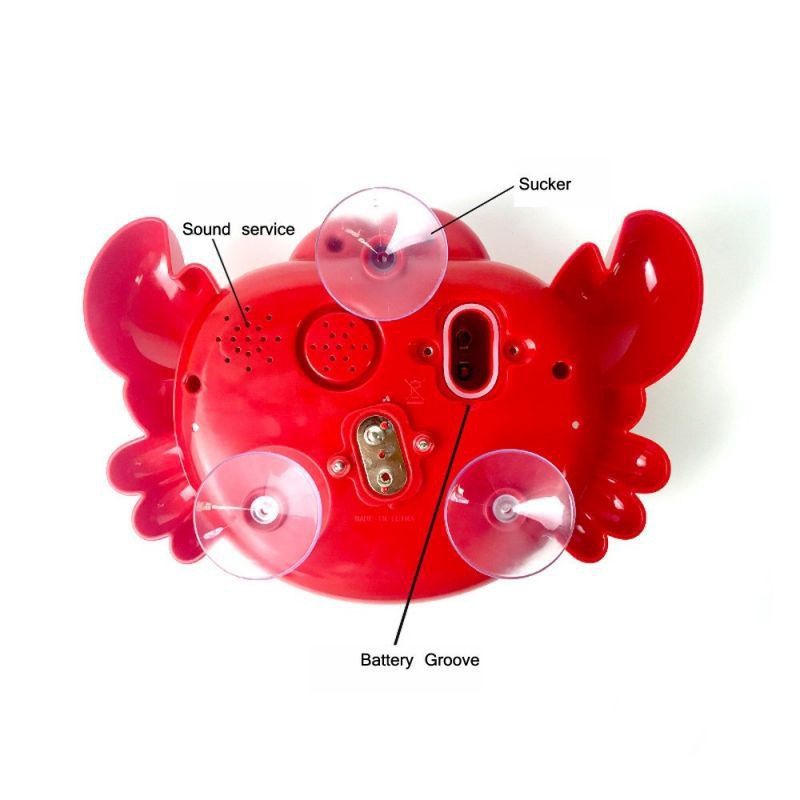 ~COD~ DO-M56 M57 Mainan Mandi Anak Bubble Crab Music Alat Pembuat Busa Mainan Gelembung Balon Sabun-8